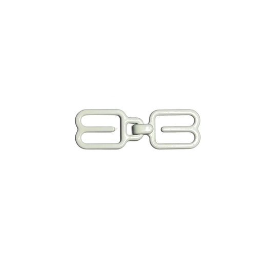 THE GOOD HOOK racer back bra converter clip in WHITE hides bra straps under racer back tanks, dresses and other clothing so you can wear your favourite bras without your bra straps showing.
