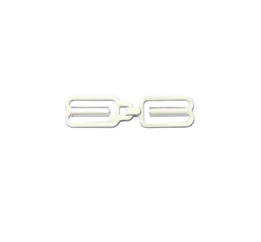 THE GOOD HOOK racerback bra converter clip in WHITE hides bra straps under racerback tanks, dresses and other clothing so you can wear your favourite bras without your bra straps showing.